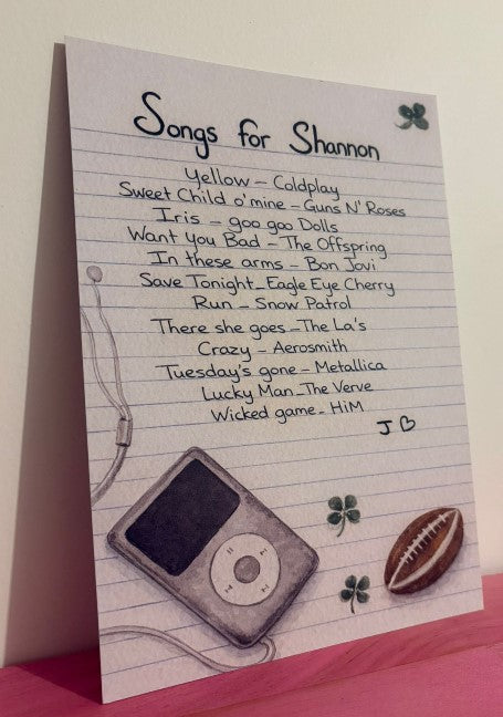 Illustration Book Lover - Songs for Shannon