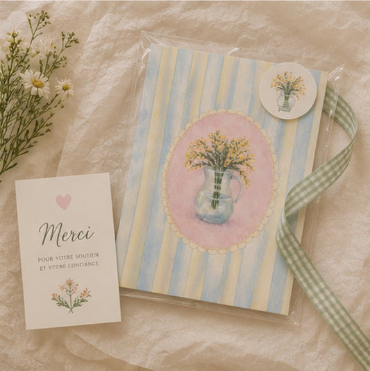 Illustration Dolce Vita - Yellow Flower