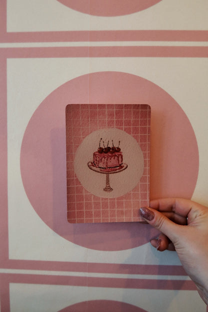 Carte Illustrée Pink Cake