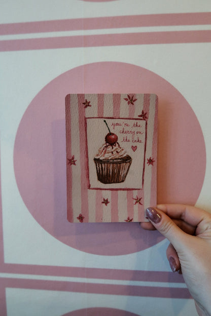 Carte Illustrée Cherry on the cake