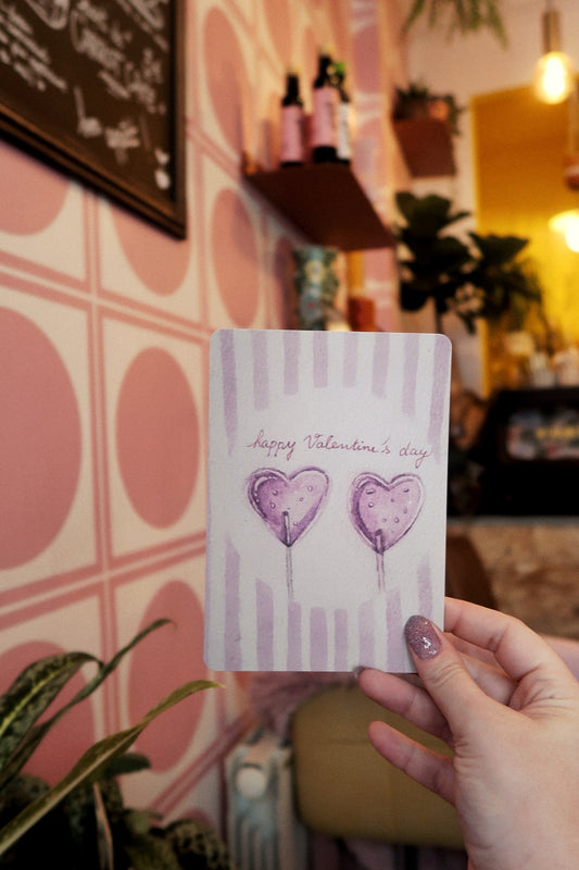 Carte Illustrée Valentine's Day