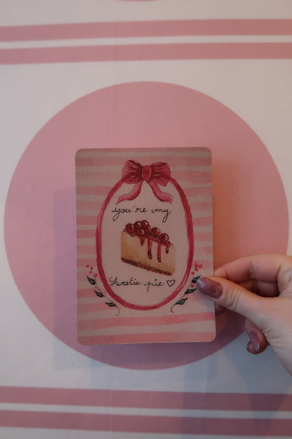 Carte Illustrée Sweetie Pie