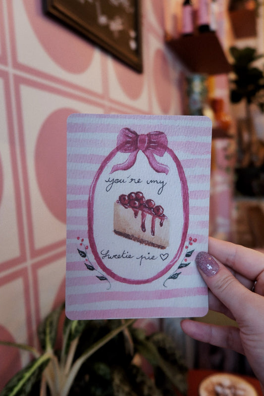 Carte Illustrée Sweetie Pie