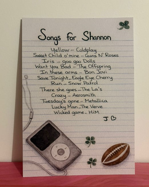 Illustration Book Lover - Songs for Shannon