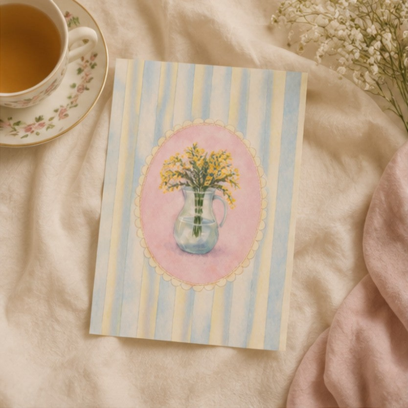 Illustration Dolce Vita - Yellow Flower