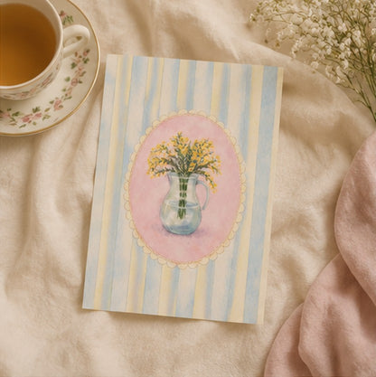 Illustration Dolce Vita - Yellow Flower