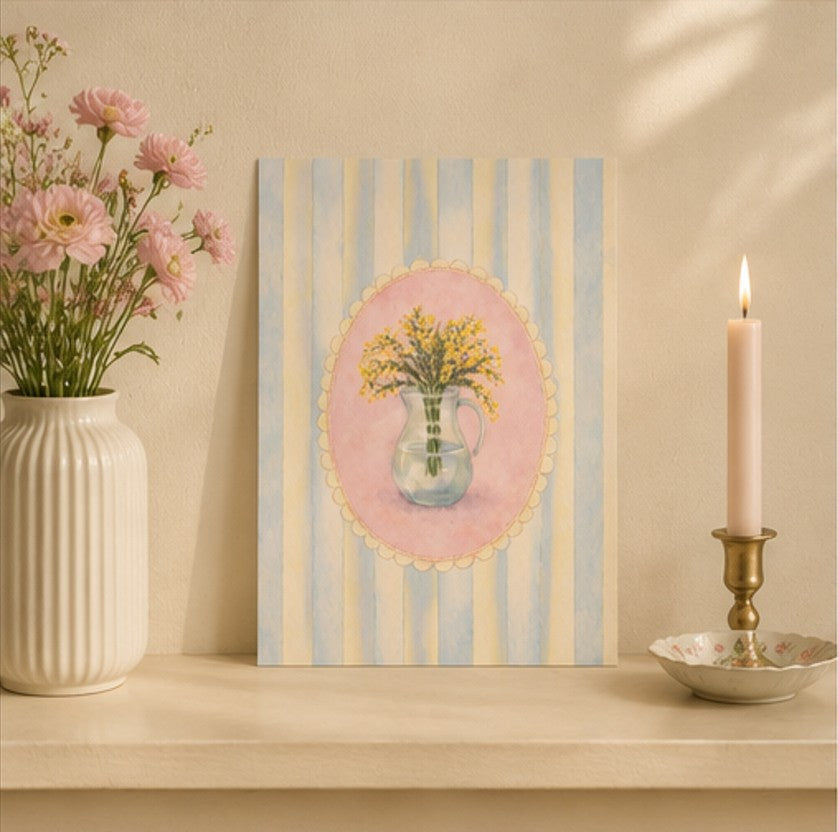 Illustration Dolce Vita - Yellow Flower