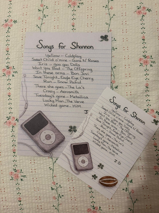 Illustration Book Lover - Songs for Shannon